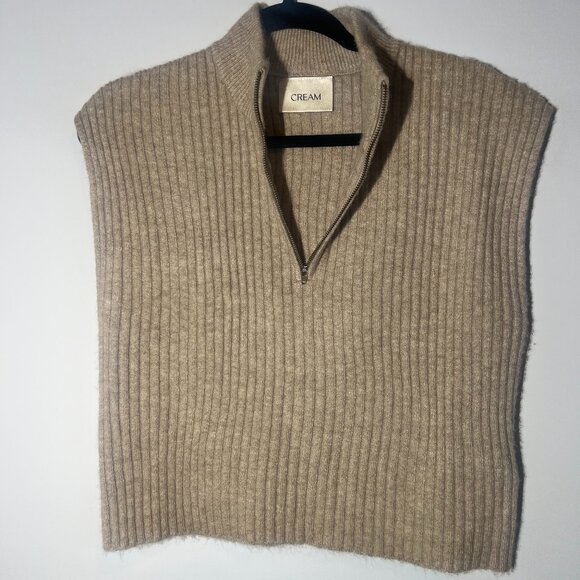 Cream Sweater Vest - Picture 2 of 5
